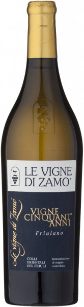 Вино Le Vigne di Zamo, "Vigne Cinquant'anni" Friulano, Colli Orientali del Friuli DOC, 2009
