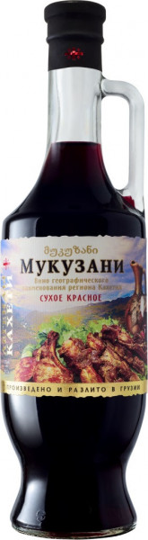 Вино "Легенды Кахети" Мукузани, 0.7 л