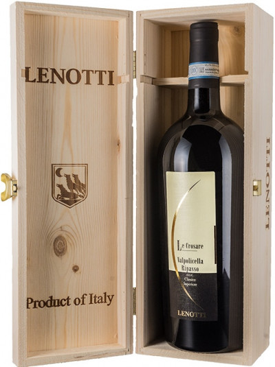 Вино Lenotti, "Le Crosare" Valpolicella Ripasso DOC Classico Superiore, wooden box, 1.5 л
