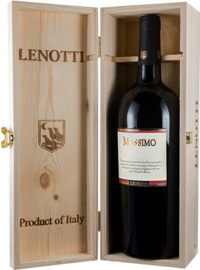 Вино Lenotti, "Massimo" Rosso, Veneto IGT, wooden box, 1.5 л