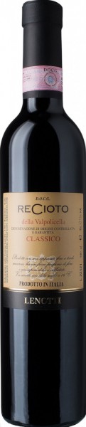 Вино Lenotti, Recioto della Valpolicella DOCG Classico, 2012, 0.5 л