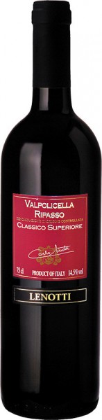 Вино Lenotti, Valpolicella Ripasso DOC Classico Superiore