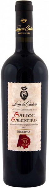 Вино Leone de Castris, "50° Vendemmia" Salice Salentino Riserva DOC, 2010