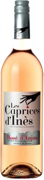 Вино Les Caves de la Loire, "Les Caprices d'Ines" Rose d'Anjou AOC, 2015