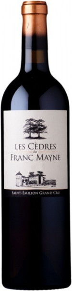 Вино "Les Cedres de Franc Mayne", Saint-Emilion AOC, 2014