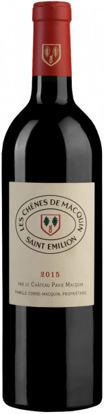 Вино Les Chenes de Macquin, Saint-Emilion AOС, 2015