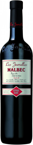 Вино Les Jamelles, "Cepage Rare" Malbec, Pays d'Oc IGP, 2018