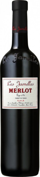 Вино Les Jamelles, Merlot, Pays d'Oc IGP, 2012