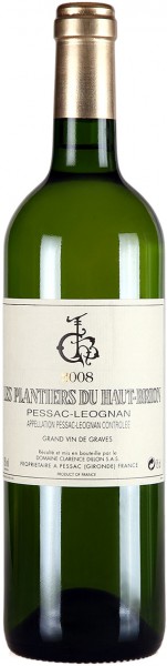 Вино "Les Plantiers du Haut-Brion", Pessac-Leognan AOC, 2008