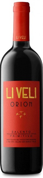 Вино Li Veli, "Orion", Salento IGT, 2014
