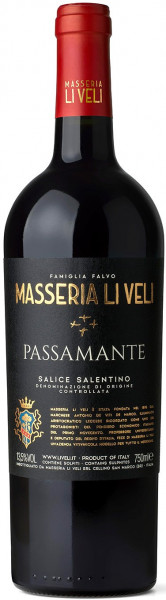 Вино Li Veli, "Passamante", Salice Salentino DOC, 2017
