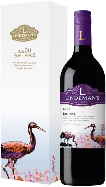 Вино Lindemans, "Bin 50" Shiraz, gift box