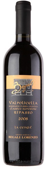 Вино Lorenzo Begali, Valpolicella Classico Superiore Ripasso "La Cengia" DOC, 2008