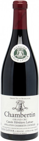 Вино Louis Latour, Chambertin Grand Cru "Cuvee Heritiers Latour", 2007