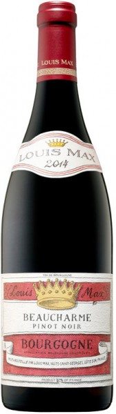 Вино Louis Max, "Beaucharme" Pinot Noir, Bourgogne AOC, 2014