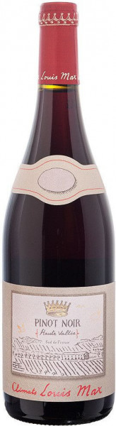 Вино Louis Max, "Haute Vallee" Pinot Noir, Pays d'Oc IGP, 2017