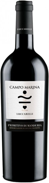 Вино Luccarelli, "Campo Marina" Primitivo di Manduria DOP, 2012