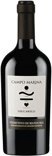 Вино Luccarelli, "Campo Marina" Primitivo di Manduria DOP, 2017