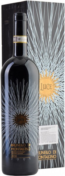 Вино Luce Della Vite, Brunello di Montalcino, 2008, wooden box, 1.5 л
