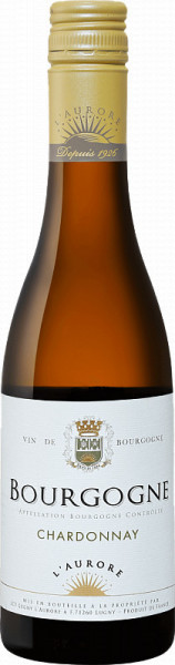 Вино Lugny L'Aurore, Bourgogne Chardonnay AOC, 2020, 375 мл
