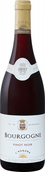 Вино Lugny L'Aurore, Bourgogne Pinot Noir AOC, 2017