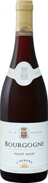 Вино Lugny L'Aurore, Bourgogne Pinot Noir AOC, 2018