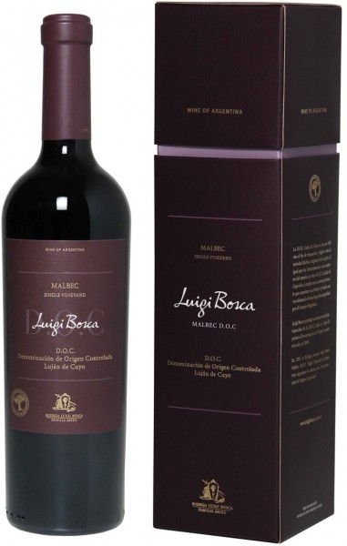 Вино Luigi Bosca, Malbec, 2012, gift box