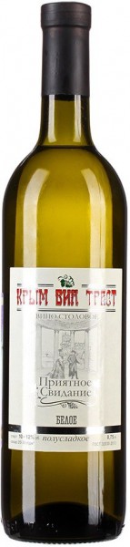 Вино Lyubimyj Gorod, "Priyatnoe Svidanie" White Semi-Sweet
