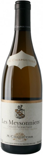 Вино M.Chapoutier, Crozes-Hermitage "Les Meysonniers" Blanc AOC, 2015