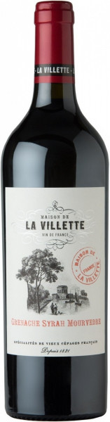Вино "Maison de la Villette" Grenache Syrah Mourvedre, 1.5 л