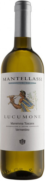 Вино Mantellassi, "Lucumone" Vermentino, Maremma Toscana DOC, 2019