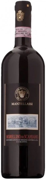 Вино Mantellassi, Morellino di Scansano DOCG, 2018
