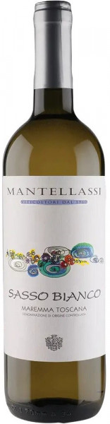 Вино Mantellassi, "Sasso" Bianco, Maremma Toscana DOC, 2018