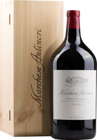 Вино Marchese Antinori, Chianti Classico DOCG Riserva, 2012, wooden box, 3 л