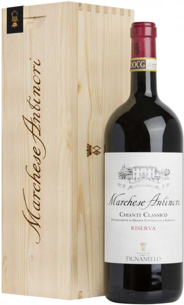 Вино "Marchese Antinori" Chianti Classico DOCG Riserva, 2016, wooden box, 3 л