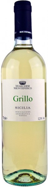 Вино "Marchese Montefusco" Grillo, Sicilia IGT, 2016