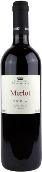 Вино "Marchese Montefusco" Merlot, Sicilia IGT, 2017