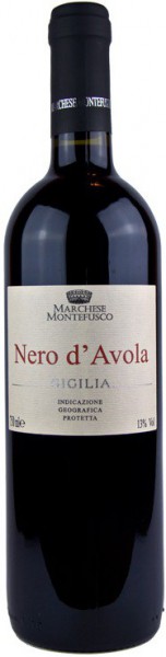 Вино "Marchese Montefusco" Nero d'Avola, Sicilia IGT, 2011