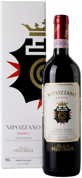 Вино Marchesi de Frescobaldi, "Nipozzano" Chianti Rufina Riserva DOCG, 2015, gift box