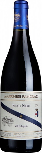 Вино Marchesi Pancrazi, Pinot Nero Villa di Bagnolo, Rosso Toscana IGT, 2007
