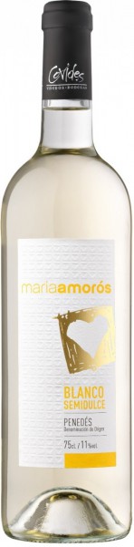 Вино "Maria Amoros" Blanco Semidulce, Penedes DO, 2014