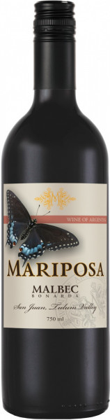 Вино "Mariposa" Malbec-Bonarda, 2021