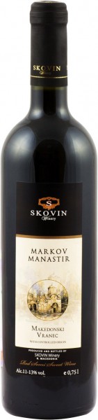 Вино "Markov Manastir" Vranec Red Semi-Sweet