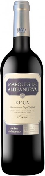 Вино "Marques de Aldeanueva" Reserva, Rioja DOC, 2010