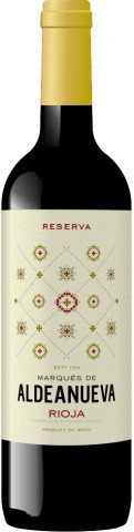 Вино "Marques de Aldeanueva" Reserva, Rioja DOC, 2014