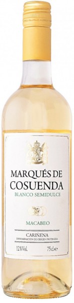 Вино "Marques de" Cosuenda Blanco Semidulce, Carinena DOP