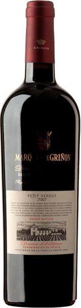 Вино Marques de Grinon, Petit Verdot, 2007