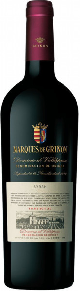 Вино Marques de Grinon, Syrah, 2014