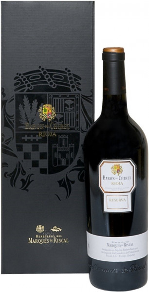 Вино Marques de Riscal, "Baron de Chirel" Reserva, Rioja DOC, 2012, gift box