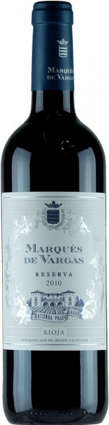 Вино "Marques de Vargas" Reserva, Rioja DOC, 2010